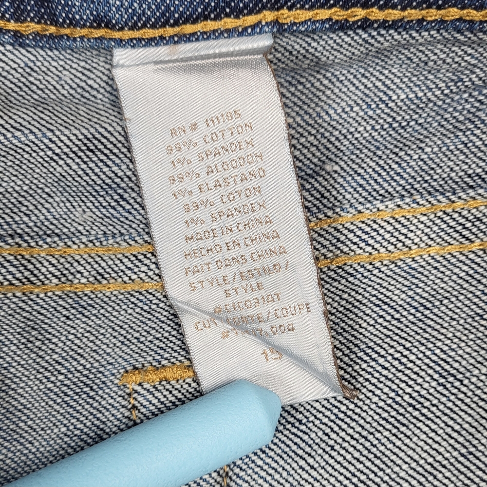 Baby Phat Light Blue Denim Jeans with Gold Stitching - Picture 6 of 16